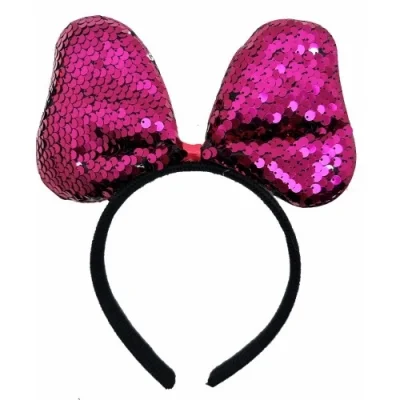  Renk Değiştiren Fiyonk Parti Tacı Fuşya Gümüş