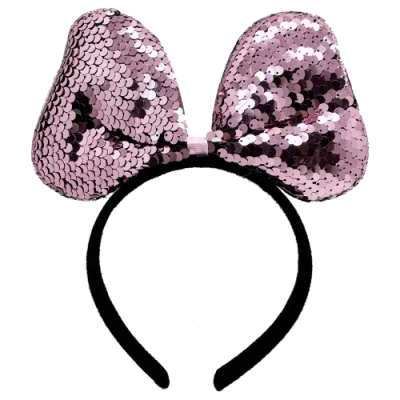  Renk Değiştiren Pullu Fiyonk Parti Tacı Pembe Gümüş