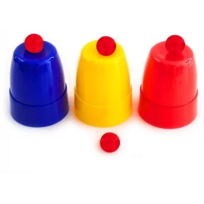 BUĞZ Renkli Kupalar Ve Toplar Sihirbazlık Seti - Başlangıç Seviyesi Sihir Malzemesi - Lisinya