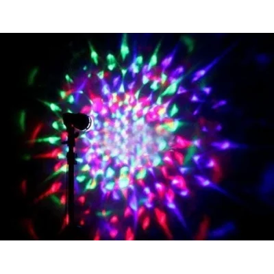 BUĞZ Renkli Led Döner Başlıklı Disko Ampulü