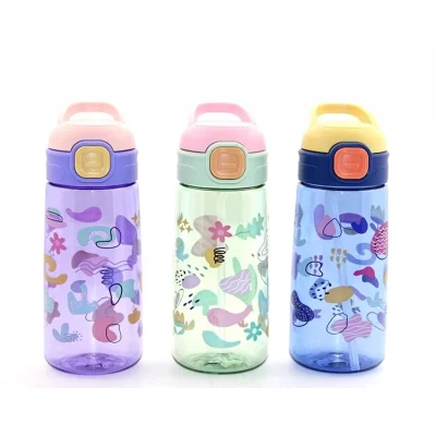 BUĞZ Renkli Pipetli Suluk 600 Ml Bpa İçermez Alk2968