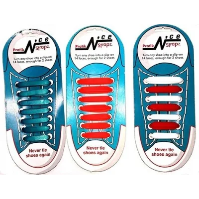 BUĞZ Renkli Silikon Ayakkabı Bağcıkları