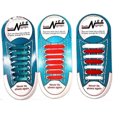 BUĞZ Renkli Silikon Ayakkabı Bağcıkları