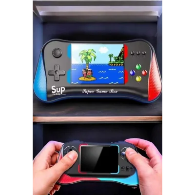  Retro 500 Oyunlu Nostaljik Oyunlu El Atari Gamebox Oyun Konsolu Çift Destekli