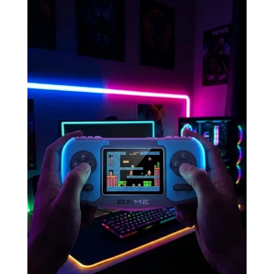 BUĞZ Retro El Konsolu Dahili Klasik Oyunlar AV TV Bağlantılı Şarjlı Oyun Cihazı