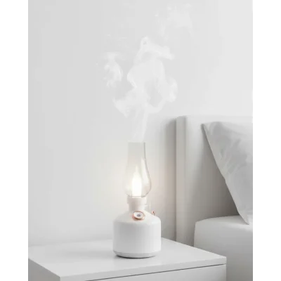 BUĞZ Retro Gaz Lambası Tasarımlı USB Şarjlı Aroma Difüzörü 280 ml Nano Mist Nemlendirici