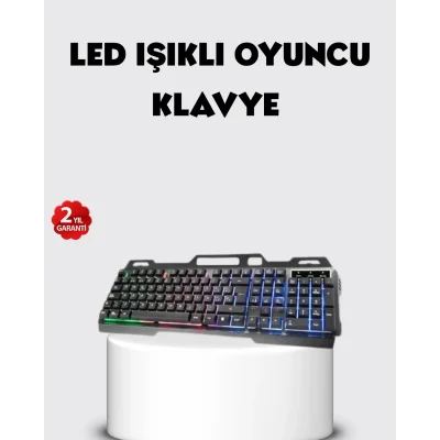 BUĞZ RGB Aydınlatmalı Klavye Mouse Seti – USB Bağlantılı, Türkçe Q, Ayarlanabilir DPI, Ergonomik Yapı