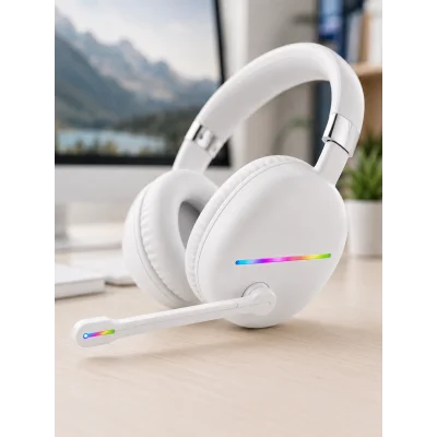 BUĞZ RGB BEYAZ KULAKLIK MAX-17 - BUĞZ