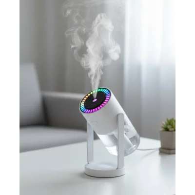 BUĞZ RGB Işıklı Hava Nemlendirici Ultrasonik Teknoloji ve Portatif Tasarım