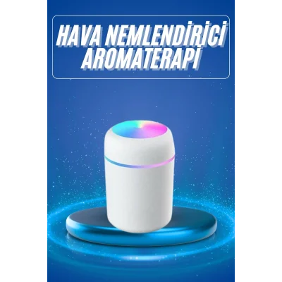 BUĞZ Rgb Işıklı Ulrasonik Ledli Hava Nemlendirici Buhar Makinesi Buhardanlık