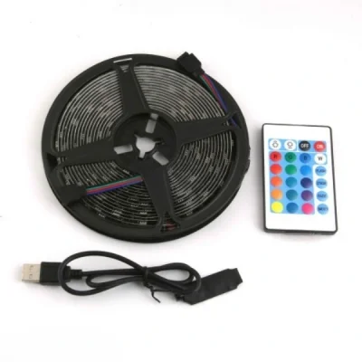 BUĞZ RGB Şerit 30 LED Kumandalı USB Bağlantılı
