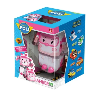  Robocar Poli Transforming Robot Figür Amber