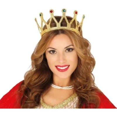  Rönesans Kraliçe Tacı Altın Renk