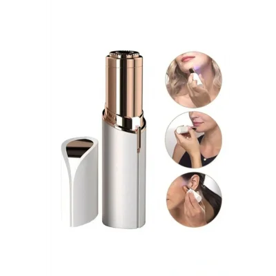 BUĞZ Ruj Şeklinde Yüz Tüy Temizleyici Tüy Alma Temizleme Brows Kaş Bıyık Tüy Epilasyon Aleti