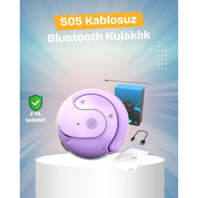BUĞZ S05 Kablosuz Kulaklık – Küçük Kulak Yapılarına Uygun, Kayma Yapmayan Tasarım