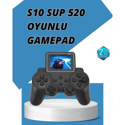  S10 Gamepad HDMI TV Bağlantılı 520 Klasik Retro Oyun 2025 Seri Orijinal