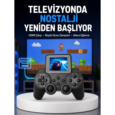 BUĞZ S10 Gamepad HDMI TV Bağlantılı 520 Klasik Retro Oyun 2025 Seri Orijinal Yeni Nesil