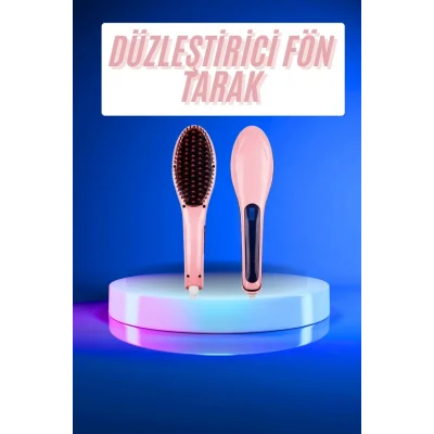  Saç Düzleştirici Tarak Dijital Göstergeli Seramik Kaplama Sıkı Dişli