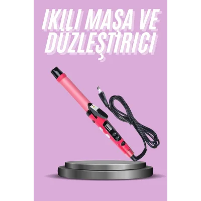  Saç Düzleştirici Ve Maşa İkili Saç Şekillendirici Tüm Saç Tiplerine Uygun
