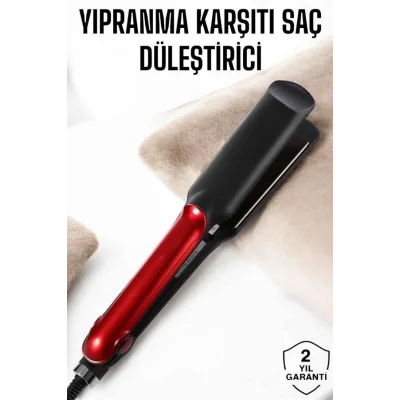 BUĞZ Saç Düzleştirici Yüksek Isı Ayarlı Seramik Kaplama - Lisinya