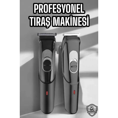  Saç Sakal Vücut Şarjlı Kablosuz Tıraş Makinesi Profesyonel Paslanmaz Çelik