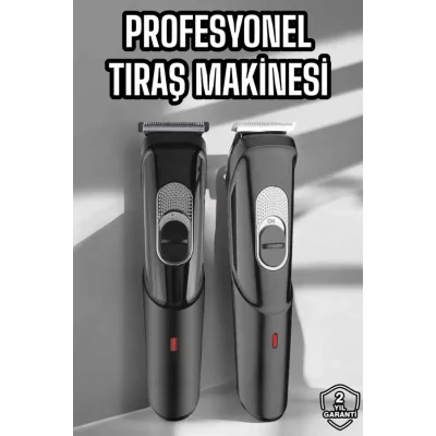 BUĞZ Saç Sakal Vücut Şarjlı Kablosuz Tıraş Makinesi Profesyonel Paslanmaz Çelik - Lisinya