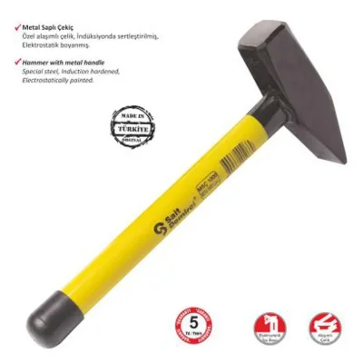BUĞZ Eco Lounge Sait Demirci Metal Saplı Çekiç 1000 gr