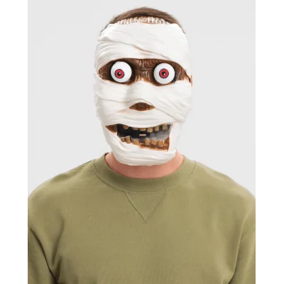 BUĞZ Sallanan Yaylı Oynar Gözlü Mumya Maskesi