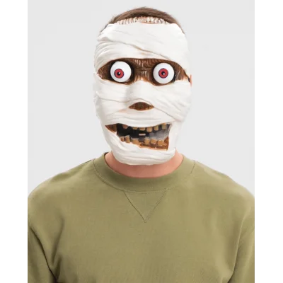  Sallanan Yaylı Oynar Gözlü Mumya Maskesi