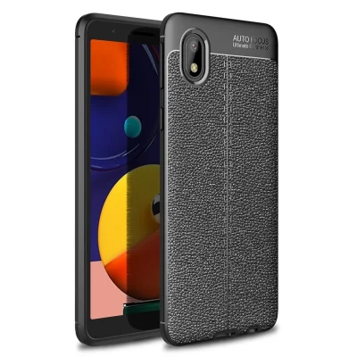 BUĞZ Samsung Galaxy A01 Core Kılıf Auto Focus Kapak - Siyah