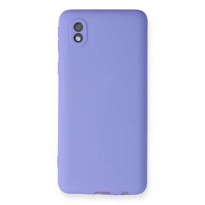 BUĞZ Samsung Galaxy A01 Core Kılıf First Silikon - Lila