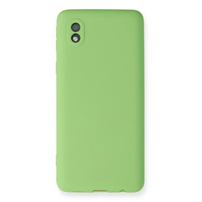 BUĞZ Samsung Galaxy A01 Core Kılıf First Silikon - Yeşil