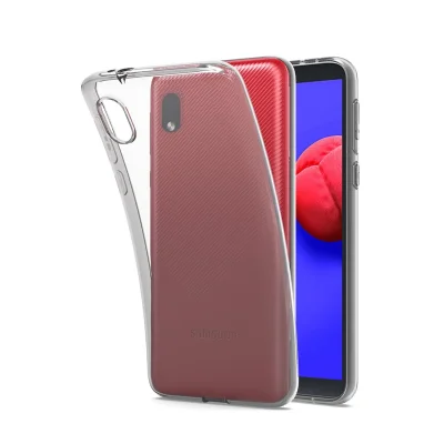BUĞZ Samsung Galaxy A01 Core Kılıf Lüx Şeffaf Silikon