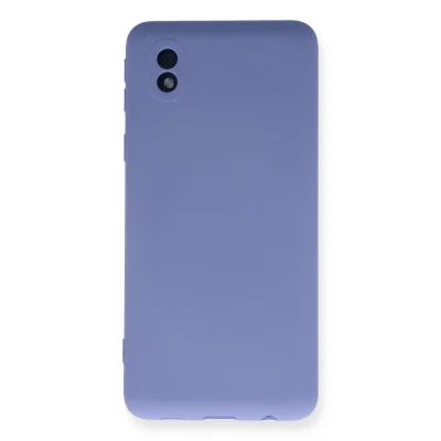 BUĞZ Samsung Galaxy A01 Core Kılıf Nano İçi Kadife Silikon - Lila