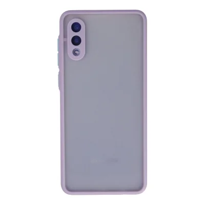 BUĞZ Samsung Galaxy A02 Kılıf Montreal Silikon Kapak - Mor
