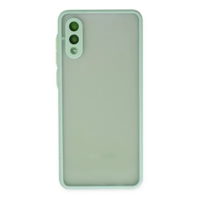 BUĞZ Samsung Galaxy A02 Kılıf Montreal Silikon Kapak - Turkuaz