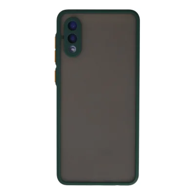 BUĞZ Samsung Galaxy A02 Kılıf Montreal Silikon Kapak - Yeşil
