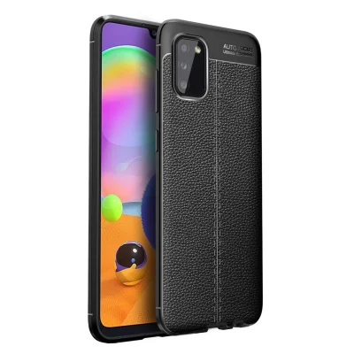 BUĞZ Samsung Galaxy A02s Kılıf Auto Focus Kapak - Siyah