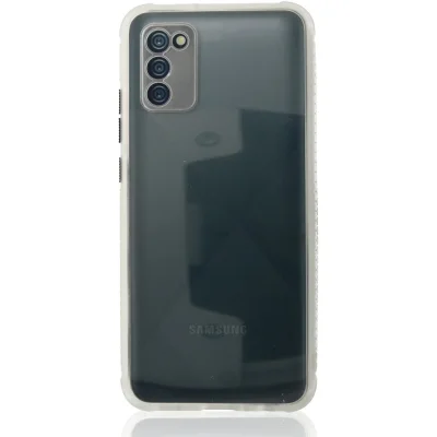BUĞZ Samsung Galaxy A02s Kılıf Miami Şeffaf Silikon - Şeffaf