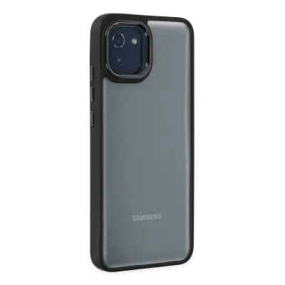BUĞZ Samsung Galaxy A03 Kılıf Dora Kapak - Siyah