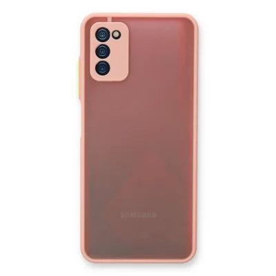 BUĞZ Samsung Galaxy A03s Kılıf Montreal Silikon Kapak - Pembe