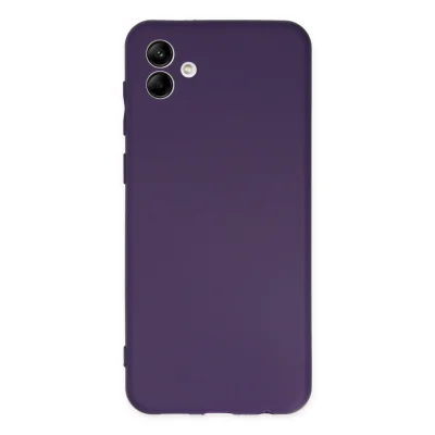 BUĞZ Samsung Galaxy A04 Kılıf First Silikon - Mor