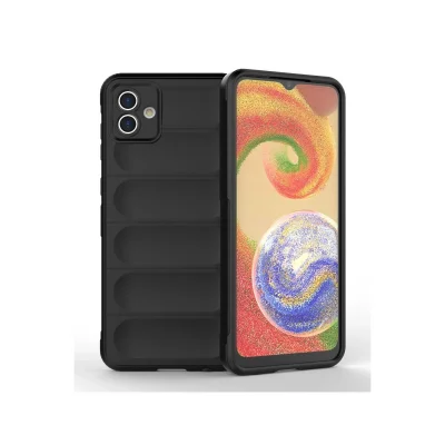 BUĞZ Samsung Galaxy A04 Kılıf Optimum Silikon - Siyah