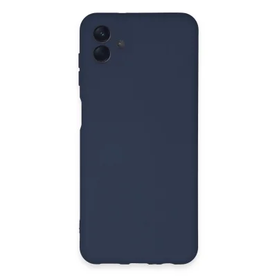 BUĞZ Samsung Galaxy A04e Kılıf Nano İçi Kadife Silikon - Lacivert