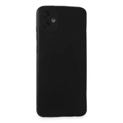 BUĞZ Samsung Galaxy A05 Kılıf Loop Deri Silikon - Siyah