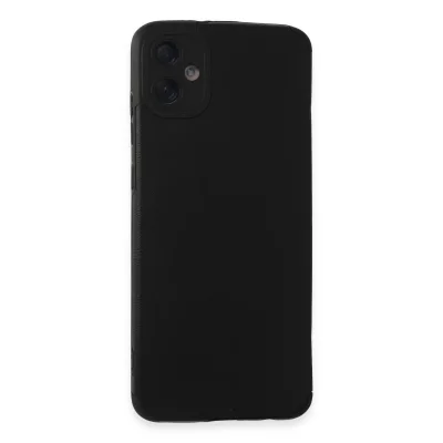 BUĞZ Samsung Galaxy A05 Kılıf Loop Deri Silikon - Siyah