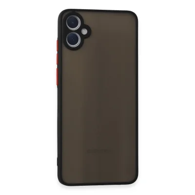 BUĞZ Samsung Galaxy A05 Kılıf Montreal Silikon Kapak - Siyah