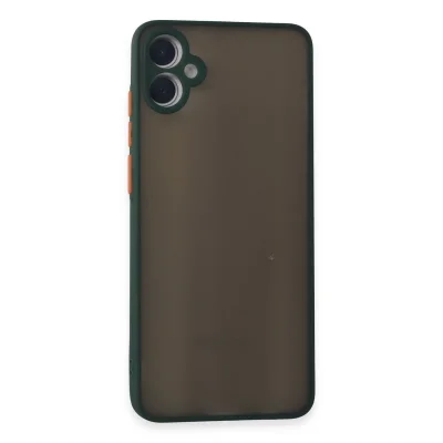 BUĞZ Samsung Galaxy A05 Kılıf Montreal Silikon Kapak - Yeşil