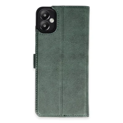 BUĞZ Samsung Galaxy A05 Kılıf Trend S Plus Kapaklı Kılıf - Yeşil