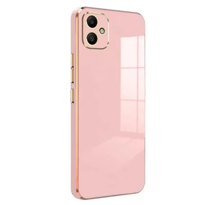 BUĞZ Samsung Galaxy A05 Kılıf Volet Silikon - Pembe